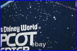Vintage 80s EPCOT CENTER WALT DISNEY WORLD THEME PARK SPACESHIP EARTH t-shirt M