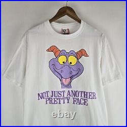 Vintage 90's Disney Journey Into Imagination With Figment T Shirt XL White