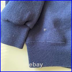 Vintage 90s Disney Animal Kingdom Sweatshirt Mens XL Blue Mickey Theme Park Logo