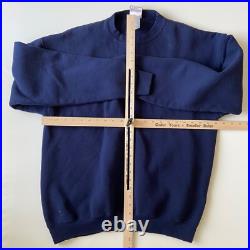 Vintage 90s Disney Animal Kingdom Sweatshirt Mens XL Blue Mickey Theme Park Logo