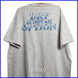 Vintage 90s Disney World Splash Mountain Dry Is Not An Option Theme Park Shirt