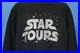 Vintage 90s STAR WARS TOURS DISNEY THEME PARK RIDE GLITTER RAGLAN SWEATSHIRT L