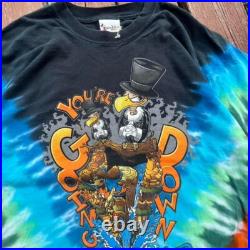 Vintage 90s Splash Mountain Disney Graphic Tee Mens XL Theme Park magic kingdom