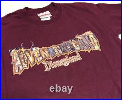 Vintage Adventureland Shirt Disneyland Disney Theme Park 90s Mickey Mouse