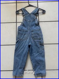Vintage Authentic Early 90s Disneyland Theme Park And Resorts Overalls 4 T RARE