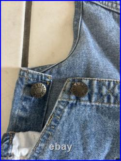 Vintage Authentic Early 90s Disneyland Theme Park And Resorts Overalls 4 T RARE