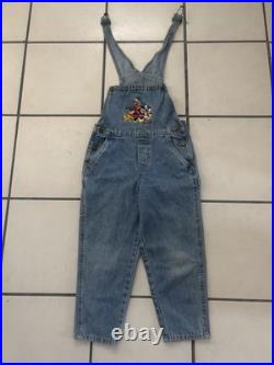 Vintage Authentic Early 90s Disneyland Theme Park & Resorts Overalls 7-8 T RARE Vintage Authentic Early 90s Disneyland Theme Park & Resorts Overalls 7-8 T RARE