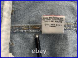 Vintage Authentic Early 90s Disneyland Theme Park & Resorts Overalls 7-8 T RARE Vintage Authentic Early 90s Disneyland Theme Park & Resorts Overalls 7-8 T RARE