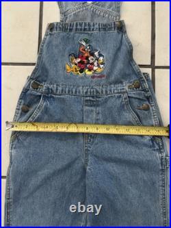 Vintage Authentic Early 90s Disneyland Theme Park & Resorts Overalls 7-8 T RARE Vintage Authentic Early 90s Disneyland Theme Park & Resorts Overalls 7-8 T RARE
