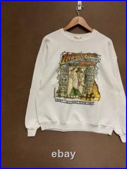 Vintage Disney Designs White Indiana Jones MGM Studio's Theme Park Size Large