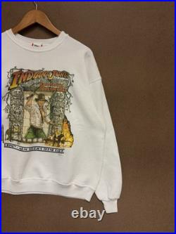 Vintage Disney Designs White Indiana Jones MGM Studio's Theme Park Size Large