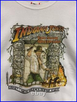 Vintage Disney Designs White Indiana Jones MGM Studio's Theme Park Size Large