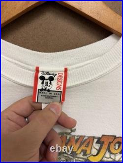 Vintage Disney Designs White Indiana Jones MGM Studio's Theme Park Size Large