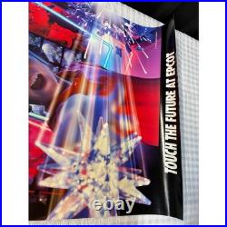 Vintage Disney Innoventions Epcot Poster Touch The Future VR Theme Park Art