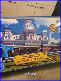 Vintage Disney MAIN STREET TRAIN STATION Theme Park HO Scale NIB SEALED