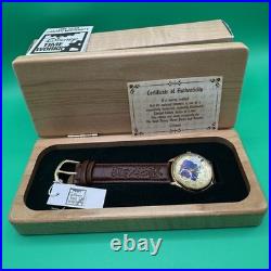 Vintage Disney MGM Studios Theme Park Mickey Leather Watch #6/3000 RARE NWB