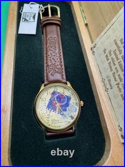 Vintage Disney MGM Studios Theme Park Mickey Leather Watch #6/3000 RARE NWB