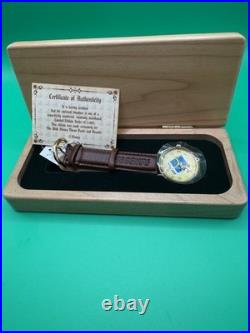 Vintage Disney MGM Studios Theme Park Mickey Leather Watch #7/3000 RARE NWB