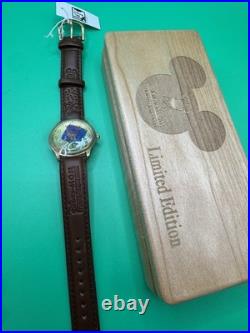 Vintage Disney MGM Studios Theme Park Mickey Leather Watch #7/3000 RARE NWB