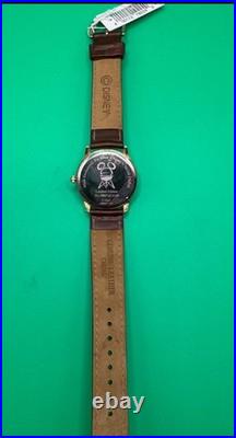 Vintage Disney MGM Studios Theme Park Mickey Leather Watch #7/3000 RARE NWB