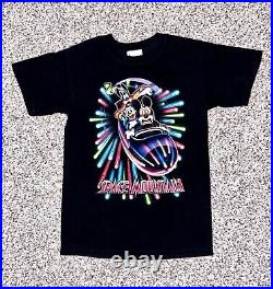 Vintage Disney Space Mountain Mickey Mouse Shirt Size Small Walt Disney World
