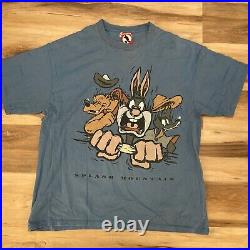 Vintage Disney Splash Mountain Brer Rabbit, Bear & Fox Ride Shirt XXL USA RARE
