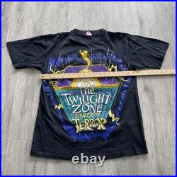 Vintage Disney Twilight Zone Tower of Terror Ride Shirt Mens Large Made in USA