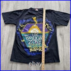 Vintage Disney Twilight Zone Tower of Terror Ride Shirt Mens Large Made in USA