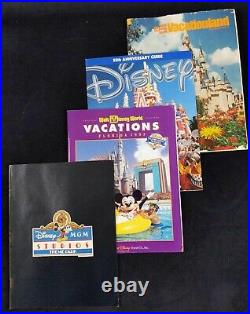 Vintage Disney World MGM Guides Lot Of Four