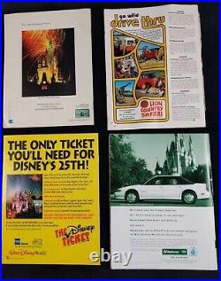 Vintage Disney World MGM Guides Lot Of Four