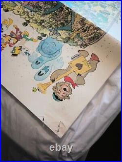Vintage Disney World Magic Kingdom Ticket Books Map Paperwork Lot