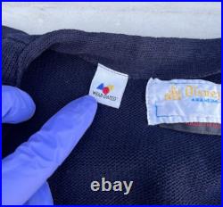 Vintage Disneyland Theme Park Employee Blue Cardigan with Anaheim Tag Disney 2XL Vintage Disneyland Theme Park Employee Blue Cardigan with Anaheim Tag Disney 2XL