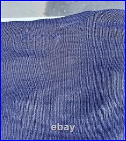 Vintage Disneyland Theme Park Employee Blue Cardigan with Anaheim Tag Disney 2XL