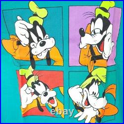 Vintage Goofy T Shirt Mens Size Large 90s Walt Disney Theme Parks Made In USA