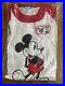 Vintage Mickey Mouse Disneyland T Shirt USA Disney Jersey Style Red 70’s NOS S