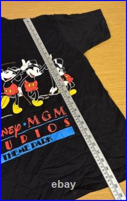 Vintage Mickey Mouse T-Shirt Men 4XL Black MGM Studios Theme Park Graphic Disney Vintage Mickey Mouse T-Shirt Men 4XL Black MGM Studios Theme Park Graphic Disney