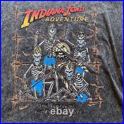 Vintage NWT 1990's Indiana Jones Adventure Single Stitch T-shirt Disneyland Puff