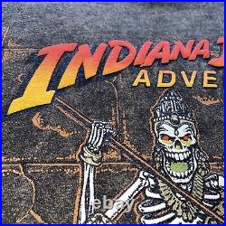 Vintage NWT 1990's Indiana Jones Adventure Single Stitch T-shirt Disneyland Puff