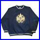 Vintage Navy Blue Walt Disney World Tour Mens Crew CrewNeck Sweatshirt Size XL