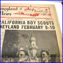 Vintage Original 1963 DISNEYLAND NEWS Theme Park BOY SCOUTS Newspaper