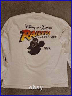 Vintage Rare Disneyana Indiana Jones Raiders Of The Lost Park Shirt XL 1995