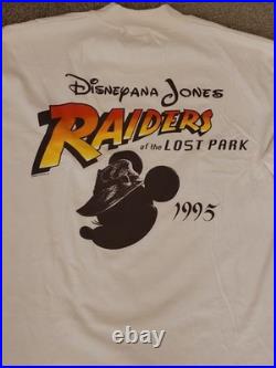 Vintage Rare Disneyana Indiana Jones Raiders Of The Lost Park Shirt XL 1995
