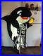 Vintage Sea World San Diego Orca Killer Whale Neon Sign Light Theme Park Prop