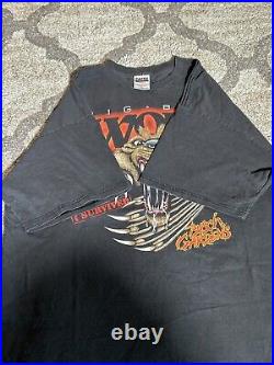 Vintage The Big Bad Wolf T-shirt XXL Busch Gardens Disney Cartoon USA Made Vtg