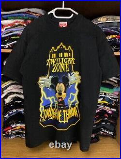 Vintage Twilight Zone Tower of Terror Mickey Mouse Disney 90s Graphic Tee