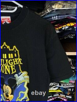 Vintage Twilight Zone Tower of Terror Mickey Mouse Disney 90s Graphic Tee