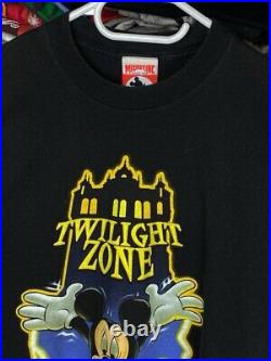 Vintage Twilight Zone Tower of Terror Mickey Mouse Disney 90s Graphic Tee