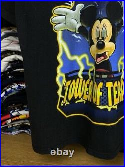 Vintage Twilight Zone Tower of Terror Mickey Mouse Disney 90s Graphic Tee