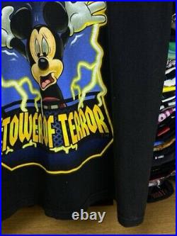 Vintage Twilight Zone Tower of Terror Mickey Mouse Disney 90s Graphic Tee