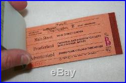 Vintage WALT DISNEY WORLD 1971 Theme Park Ticket Book #S5158 MAGIC KINGDOM RARE
